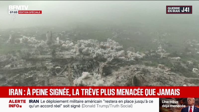 Guerre au Moyen-Orient: la trêve menacée par les frappes meurtrières sur le Liban