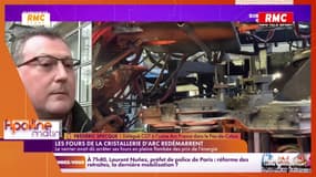 Specque : "Il y a de l'inquiétude mais les signaux sont bons", à la cristallerie d'Arques