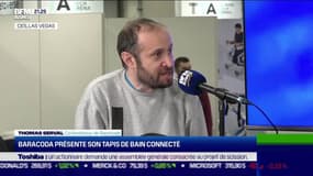 Thomas Serval (Baracoda) : Baracoda présente son tapis de bain connecté - 06/01