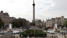Les plus fervents défenseurs du patrimoine londonien sont vent debout contre un projet de l'artiste allemande Katharina Fritsch d'installer un coq gaulois bleu électrique à Trafalgar Square, dans l'ombre de la colonne dédiée à l'amiral Nelson. /Photo d'ar