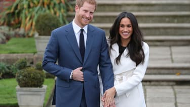 Le prince Harry et son épouse Meghan Markle