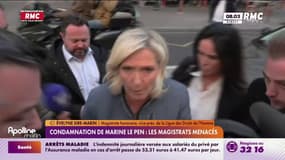 Condamnation de Marine Le Pen : les magistrats menacés après le verdict