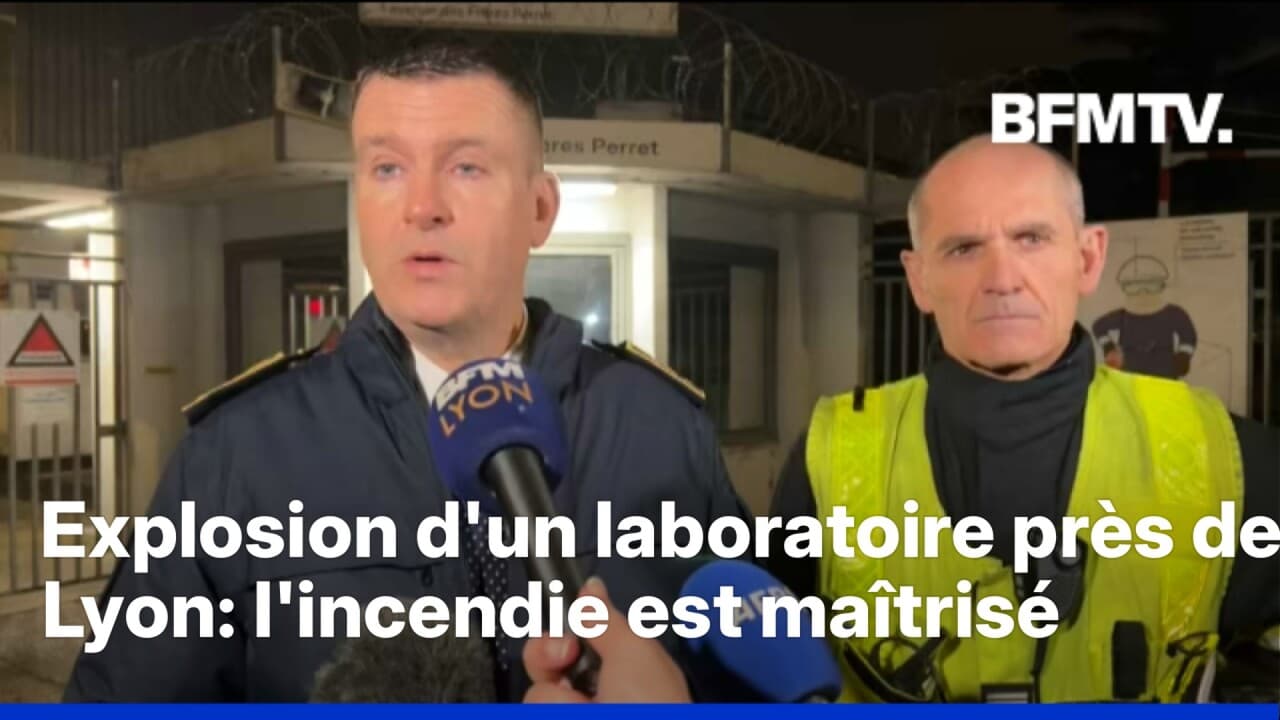 Explosion Labo Explosion d'un laboratoire près de Lyon: l'incendie est maîtrisé et le ...