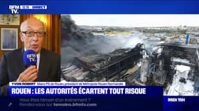 Le maire de Rouen dit "comprendre" l'inquiétude des habitants après l'incendie de l'usine Lubrizol