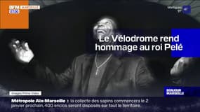 Marseille: hommage à Pelé au stade Vélodrome