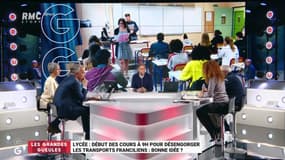 La GG du jour : Début des cours à 9h pour désengorger les transports franciliens, une bonne idée ? - 09/01