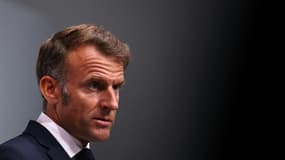 Le président de la République Emmanuel Macron à Toulon, dans le Var, le 29 août 2025