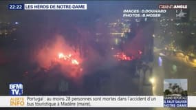 GRAND ANGLE - Les sapeurs-pompiers de Paris, héros de Notre-Dame