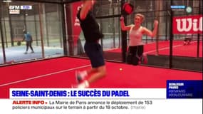 ARIANE A TESTE LE PADEL, ENTRE TENNIS ET SQUASH