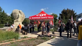 Nouvelle matinée de mobilisation devant les urgences de Manosque ce jeudi.