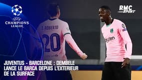 Juventus - Barcelone : Dembélé lance le Barça depuis l'extérieur de la surface