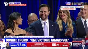 "Je tiens à féliciter notre formidable vice-président J.D Vance", déclare Donald Trump