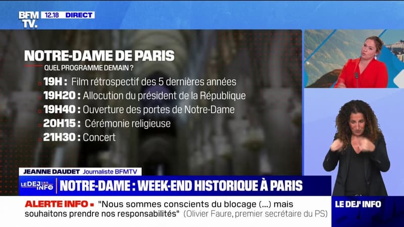 Notre-Dame: le programme des festivités pour la réouverture de la cathédrale