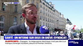 À Paris, les internes en médecine protestent contre la loi Garot