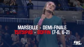 Résumé : Tsitsipas - Goffin (7-6, 6-2) – Open 13 Marseille