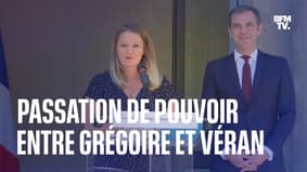 Remaniement: la passation de pouvoir entre Olivia Grégoire et Olivier Véran en intégralité
