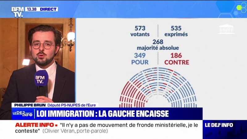 Loi immigration: Philippe Brun (PS) estime qu'Aurélien Rousseau 