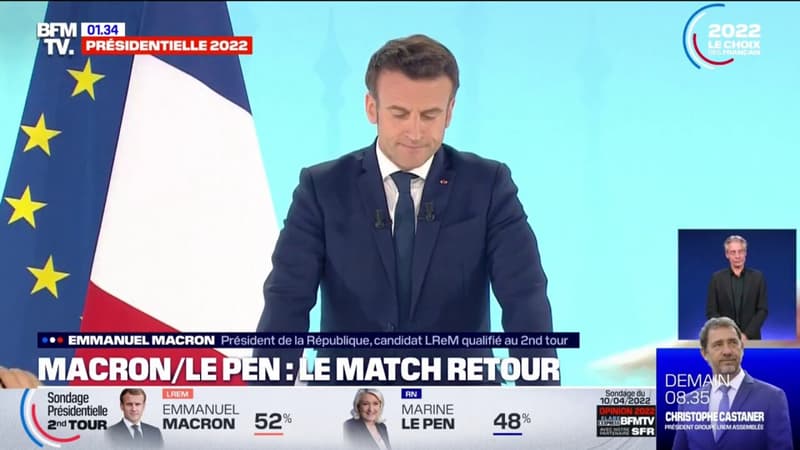Emmanuel Macron contre Marine Le Pen: au second tour, la même affiche qu'en 2017