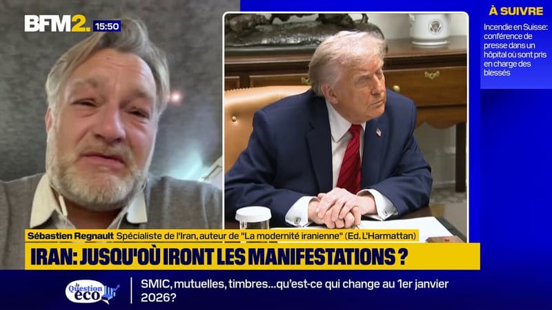 Iran: Donald Trump menace le régime d'intervenir sur place pour aider les manifestants