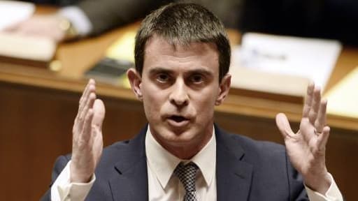 Manuel Valls s'exprimait mardi devant les députés.