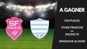 A gagner : vos places pour le match Stade Français Paris vs Racing 92
