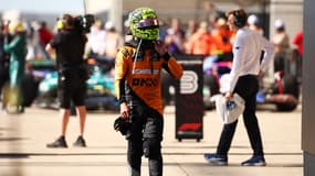 Lando Norris (McLaren) après le Grand Prix des Etats-Unis de F1, le 20 octobre 2024.