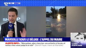 "Très objectivement, cette situation est très inquiétante": Benoît Payan, maire de Marseille, met en garde contre les intempéries