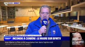 Incendie dans les Pyrénées-Orientales: "Tout le monde a pu regagner son domicile", affirme le maire de Cerbère, Christian Grau