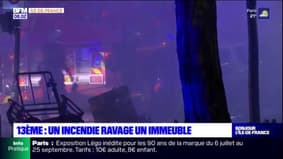 Paris: un incendie ravage un immeuble dans le XIIIème arrondissement
