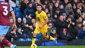George Baldock lors du match Burnley-Sheffield United, le 2 décembre 2023