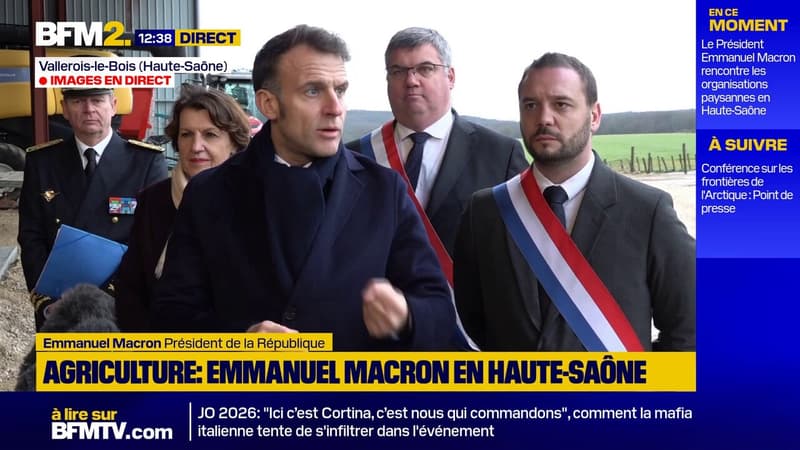 "Production, préservation, protection": trois objectifs pour l'avenir de l'agriculture française et européenne, selon Emmanuel Macron