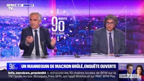 Macron : un mannequin à l'effigie du président brûlé - 25/04