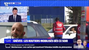 José Zydower (FO transport routier): "Quoi qu'il en coûte, il faut faire un sacrifice au moins cette semaine pour faire changer d'avis le gouvernement" 