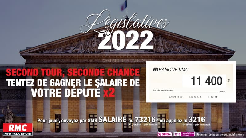 Grand jeu RMC : gagnez le salaire de votre député x2