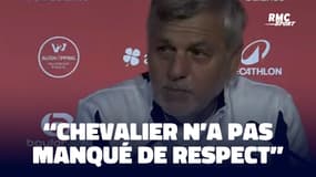 Lens 0-2 Lille : "Chevalier n'a pas manqué de respect" martèle Genesio