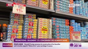 Seulement 12% des promotions dans nos supermarchés concernent des aliments sains