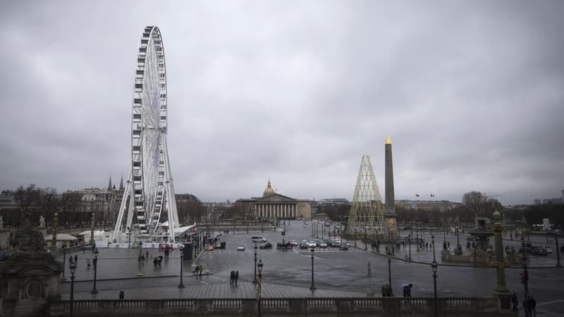 La Grande Roue de la place de la Concorde, à Paris.