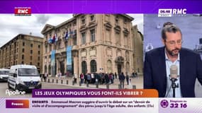 "Pour l'instant c'est calme, ça prend place doucement" : Christophe, auditeur marseillais, donne le pouls de la ville avant l'arrivée de la flamme olympique