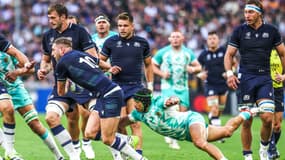 Un duel entre l'Ecossais Finn Russell et le Sud-Africain Cheslin Kolbe 