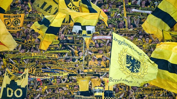 Les supporters de Dortmund le 1er mai 2024