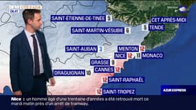 Météo Côte d'Azur: des nuages partout dans les Alpes-Maritimes, jusqu'à 12°C à Nice l'après-midi