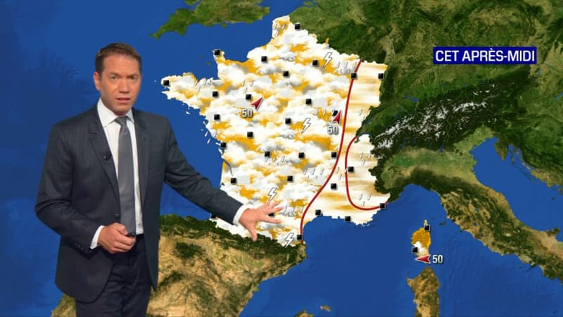 Orages: fin de la vigilance orange, mais un temps qui restera perturbé ce jeudi