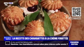 Ma recette avec un chef : Des chouquettes à la crème fouettée - 20/08 