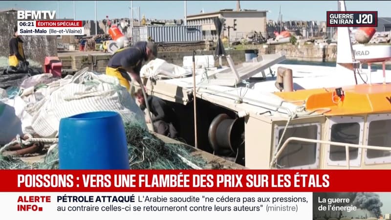 Carburant: les pêcheurs subissent la hausse prix du gasoil maritime en raison de la guerre au Moyen-Orient