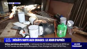 "Notre allée était une vraie rivière": ces habitants de Saint-Sorlin-en-Valloire, dans la Drôme, ont été touchés par les intempéries qui ont frappé le département ce lundi