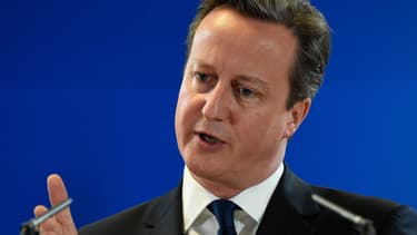 David Cameron au Conseil européen, à Bruxelles, le 27 juin 2014.