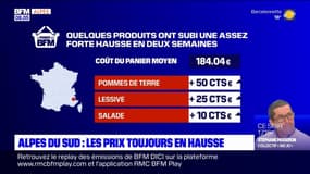 Le Panier des BFM: les prix toujours à la hausse dans les Alpes du Sud