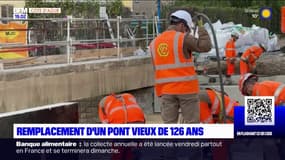 Roquebrune-Cap-Martin: vaste opération de remplacement d'un pont vieux de 126 ans