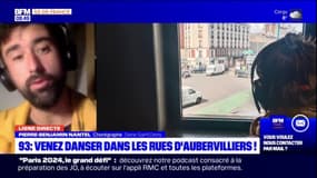 Pierre-Benjamin Nantel, chorégraphe, danse dans les rues d'Aubervilliers