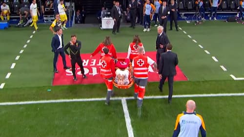 Dani Carvajal évacué sur civière à la fin du match du Real Madrid, 5 octobre 2024